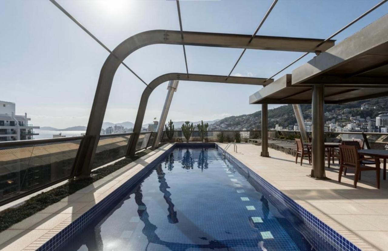 شقة Florianópolis  في Apto Na Beiramar Com Estilo المظهر الخارجي الصورة